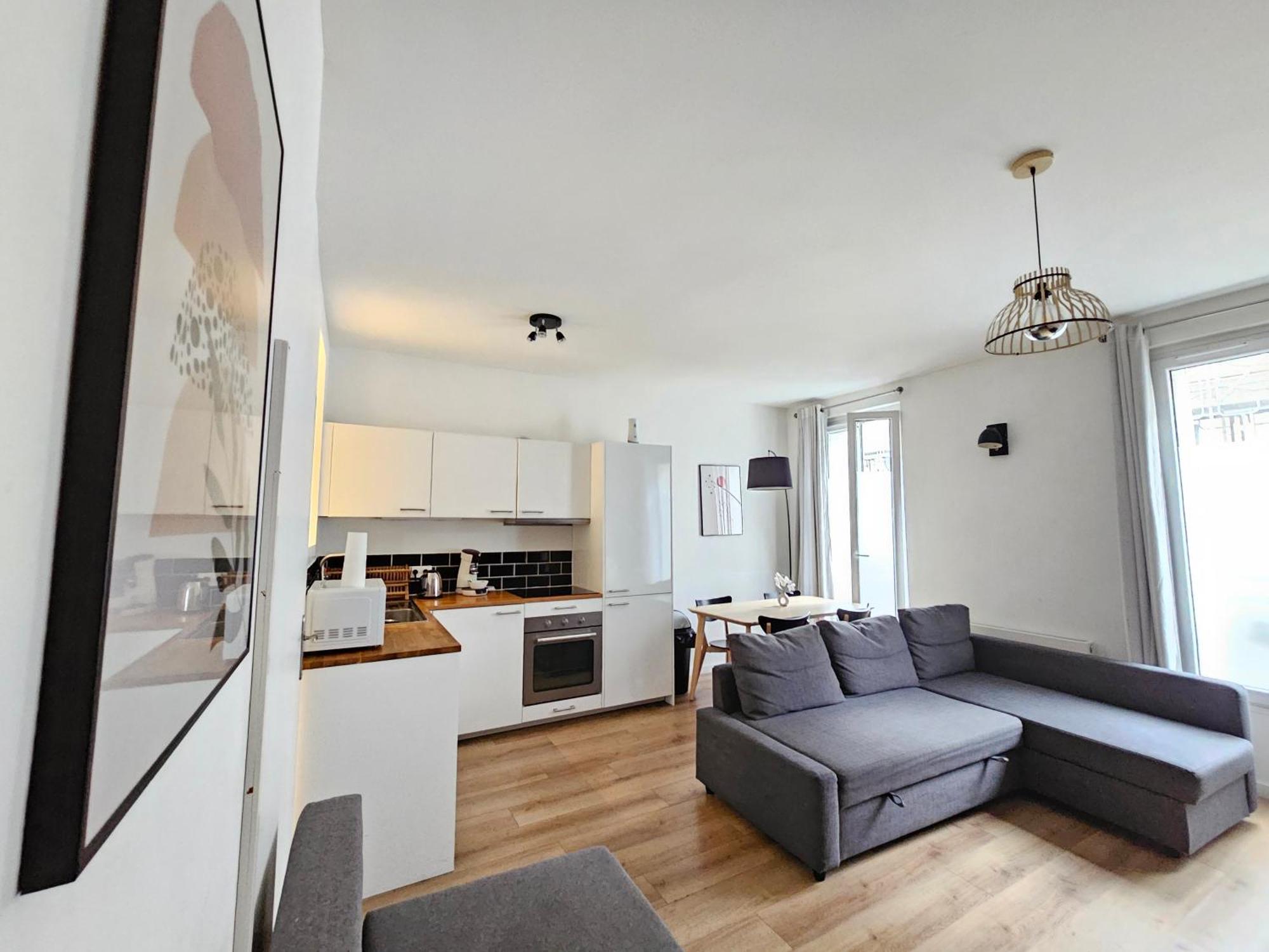 *Appartement Moderne/2 Minutes Du Metro* Saint-Ouen  Dış mekan fotoğraf