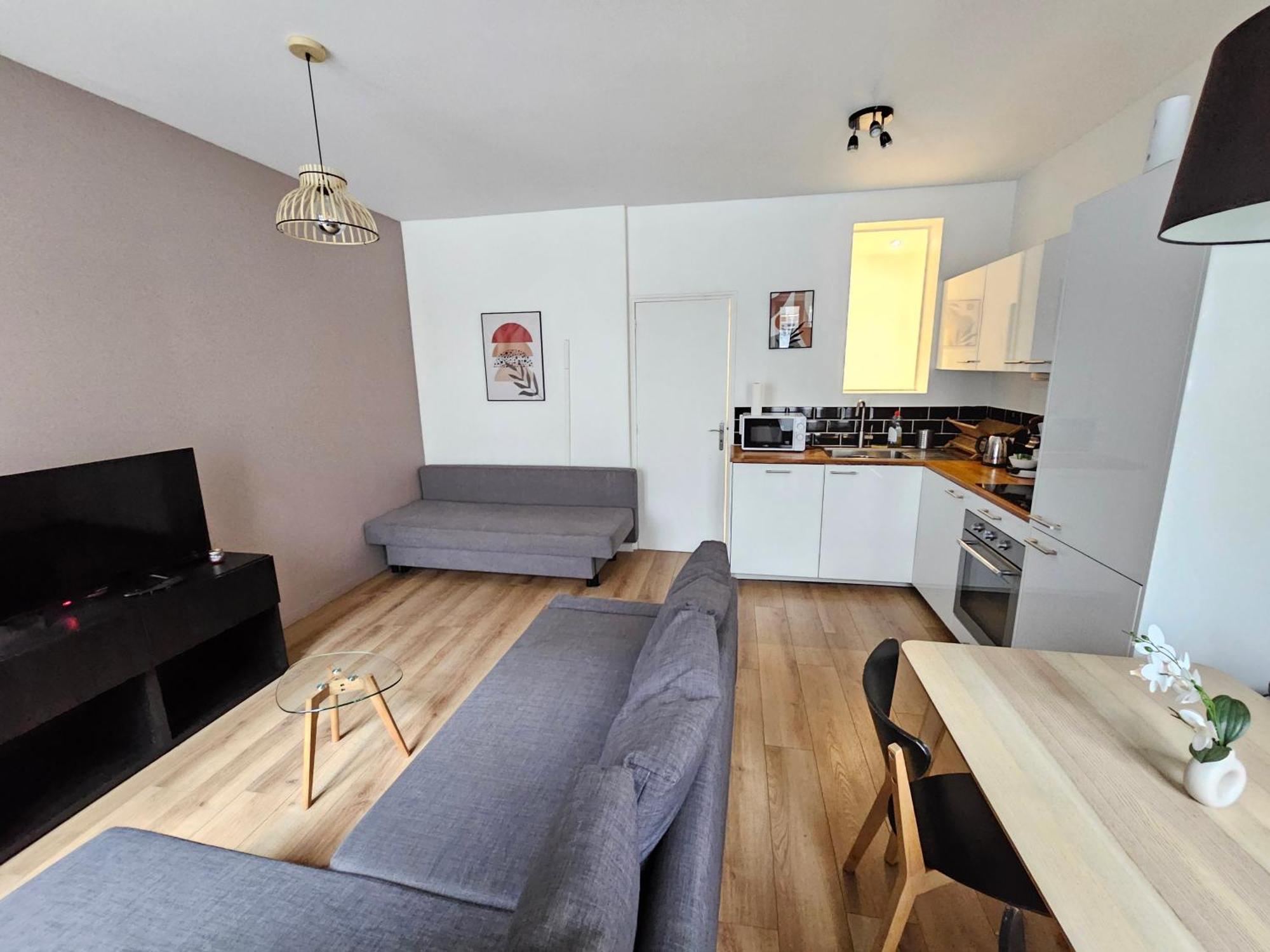*Appartement Moderne/2 Minutes Du Metro* Saint-Ouen  Dış mekan fotoğraf